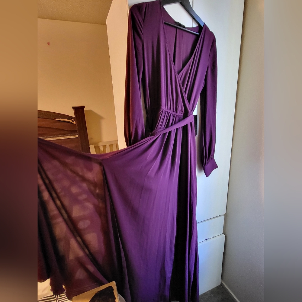 Olive & Oak Deep Purple Dress